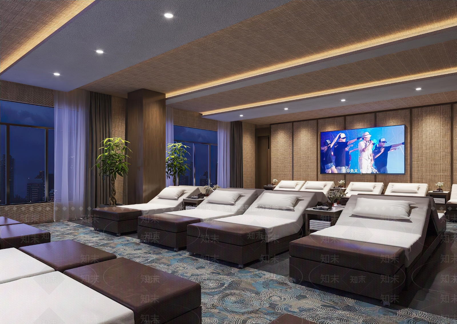 新中式足浴会所3D模型下载【ID:793607168】