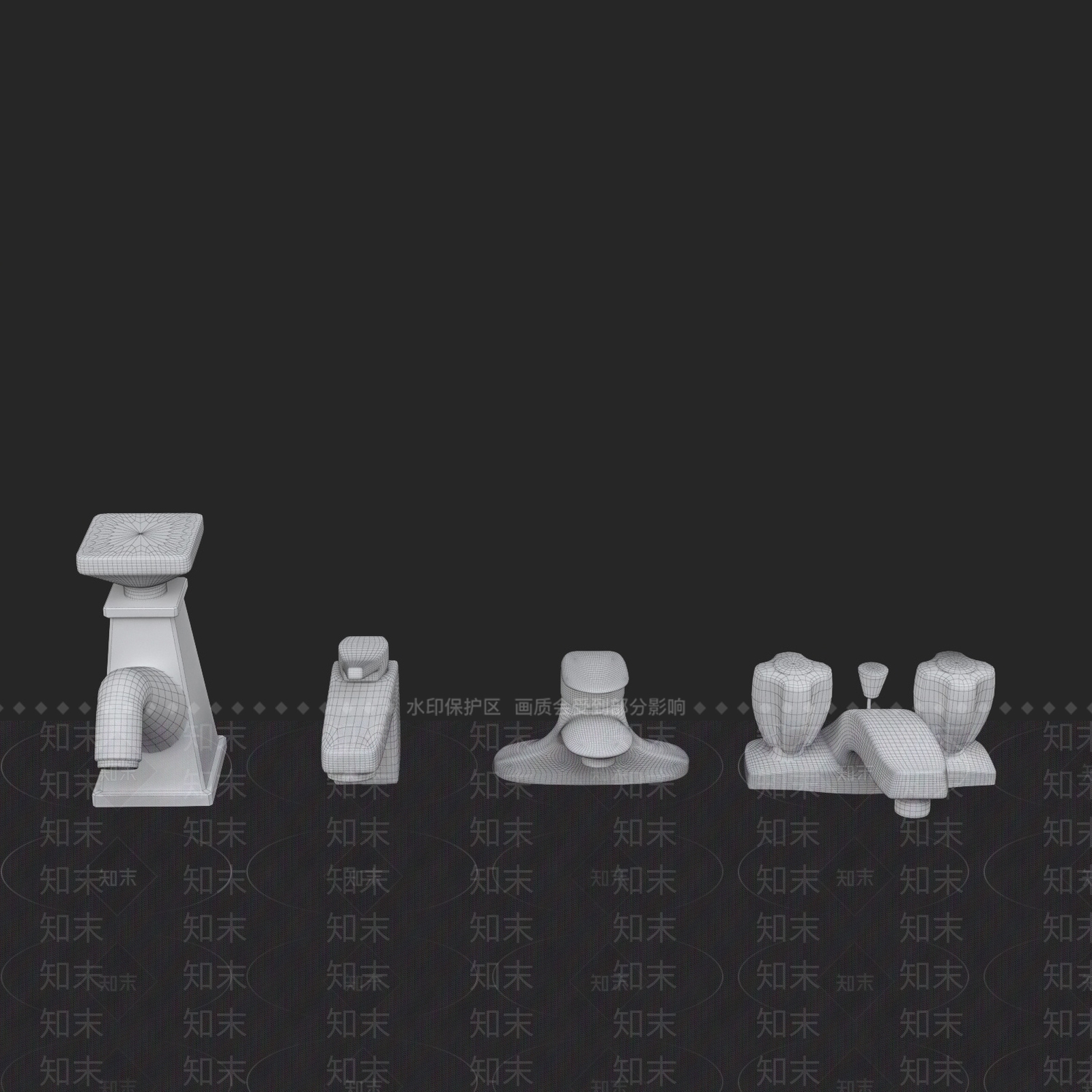 现代龙头3D模型下载【ID:693607650】