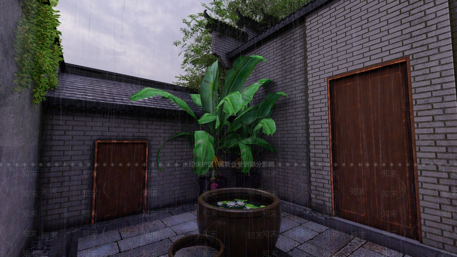 新中式乡村民房SU模型下载【ID:193614085】