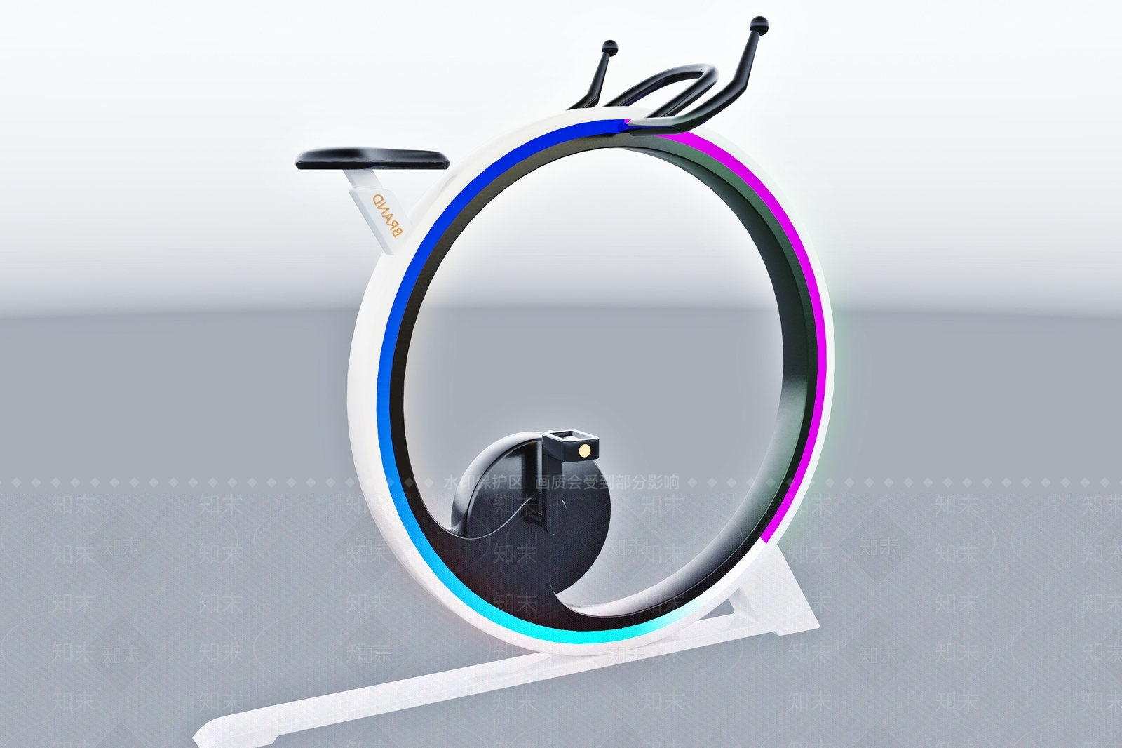 现代健身器材3D模型下载【ID:993635509】
