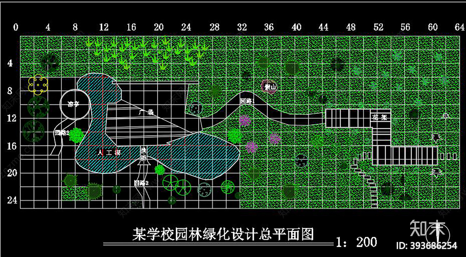 某学校cad施工图下载【ID:393686254】