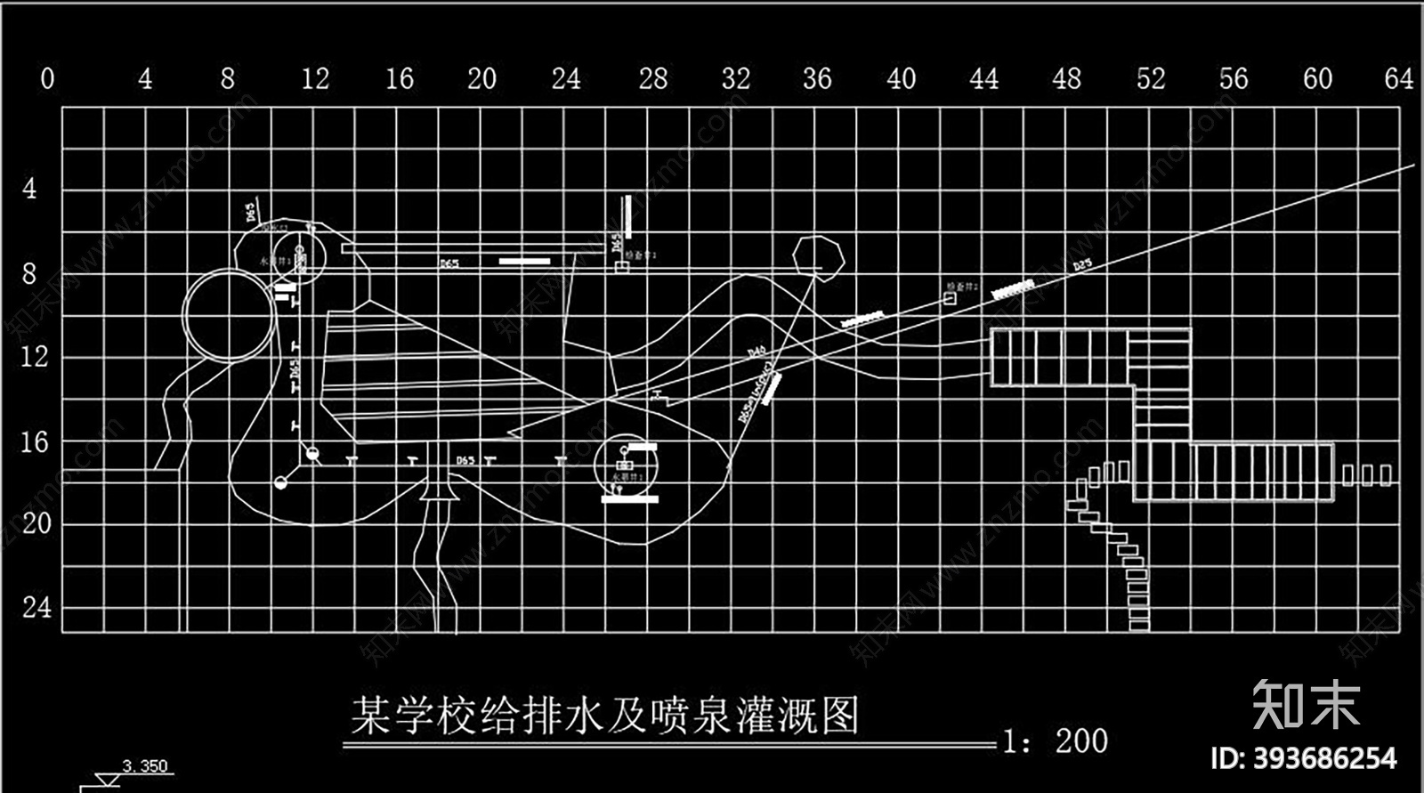 某学校cad施工图下载【ID:393686254】