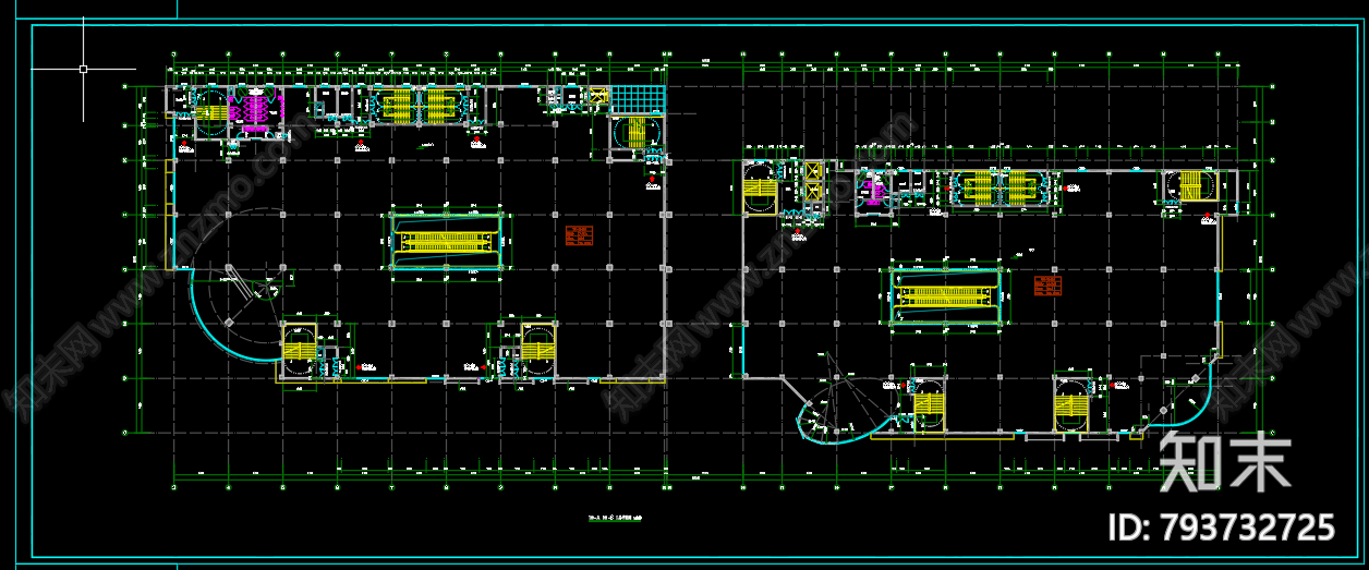现代商业综合体cad施工图下载【ID:793732725】