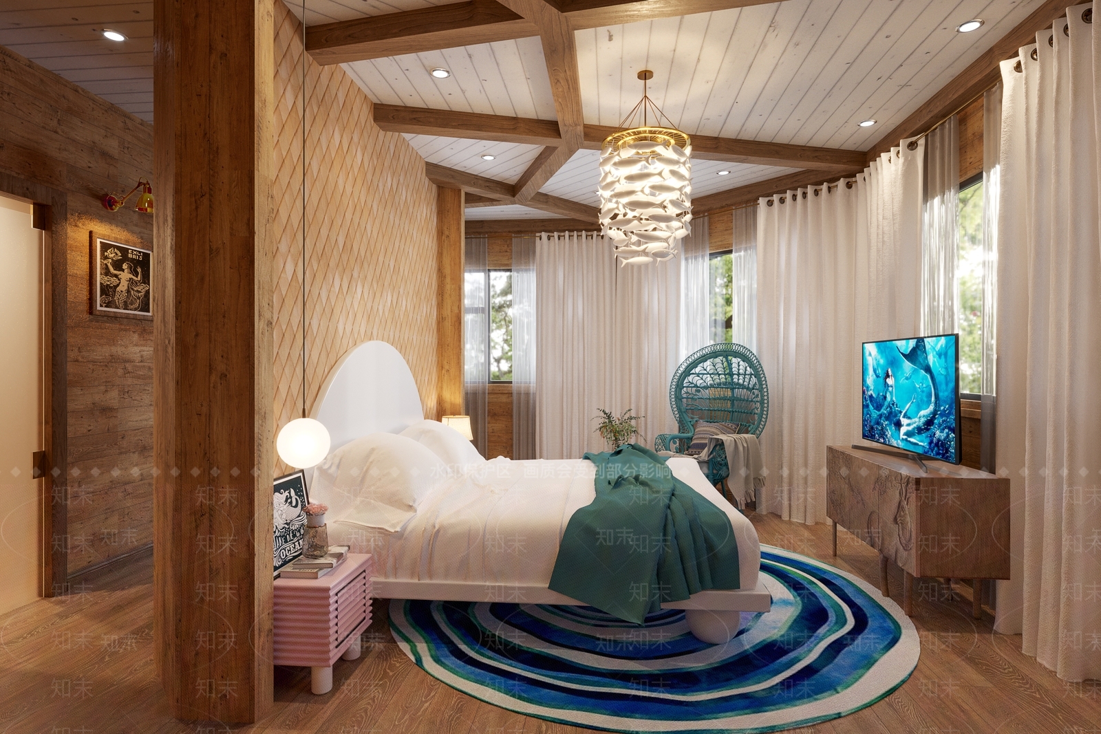 日式民宿3D模型下载【ID:993697609】