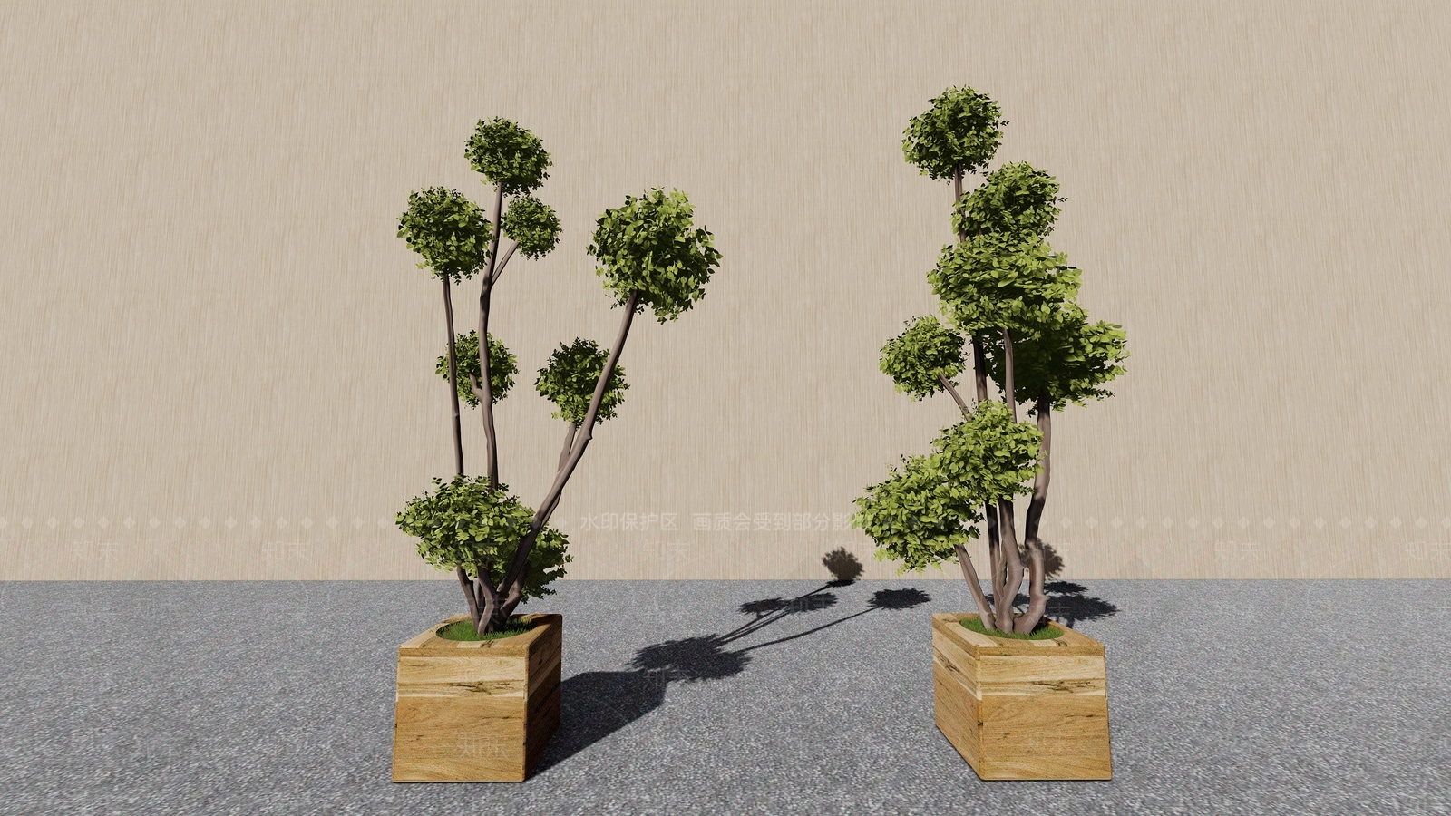 现代灌木SU模型下载【ID:493754469】