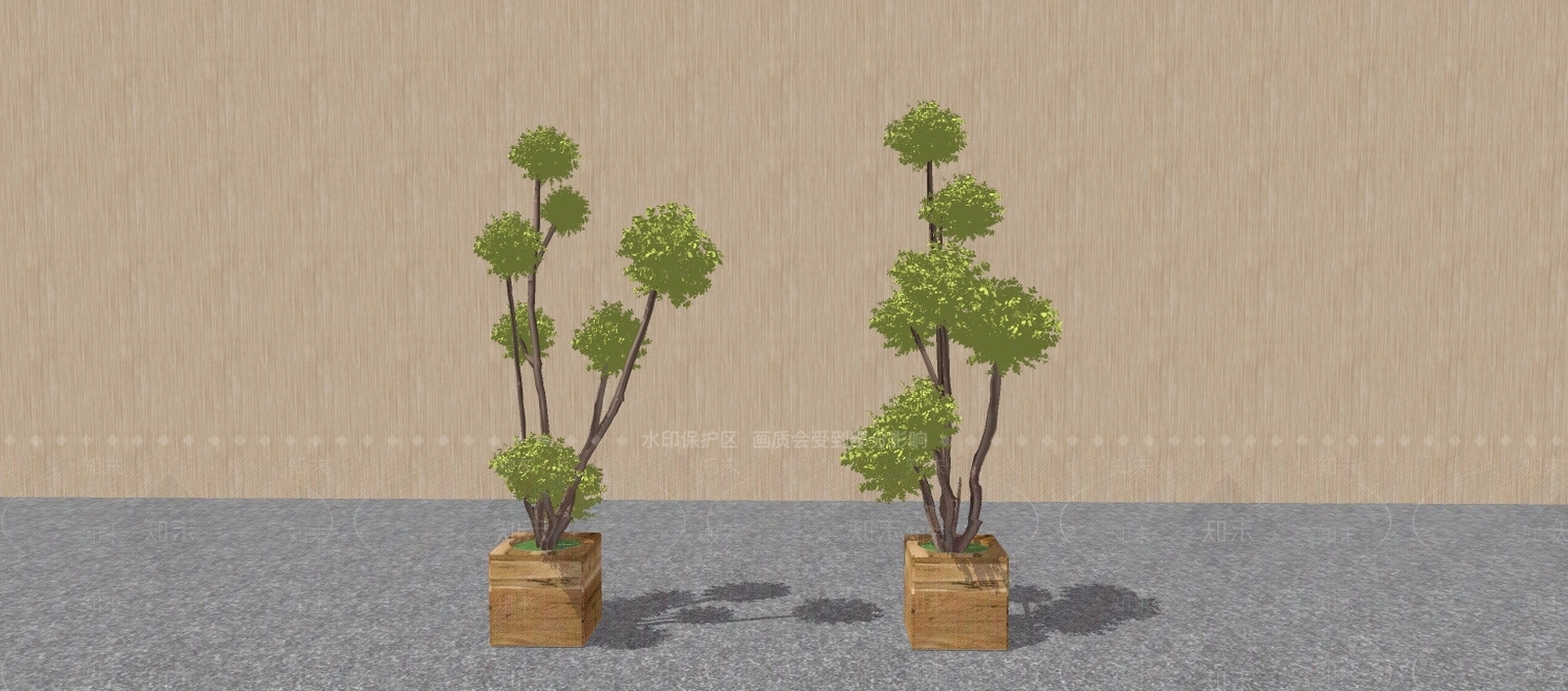 现代灌木SU模型下载【ID:493754469】