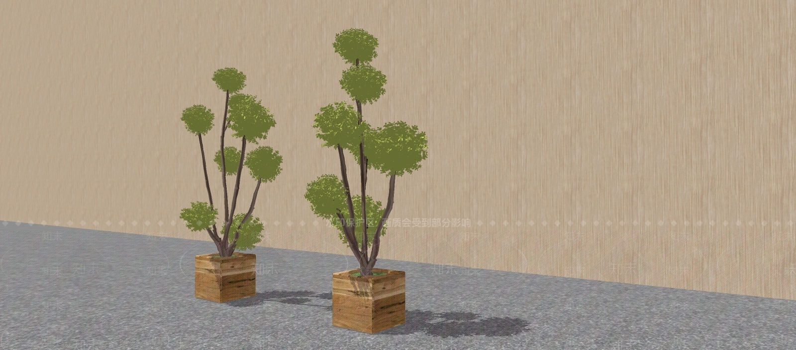 现代灌木SU模型下载【ID:493754469】