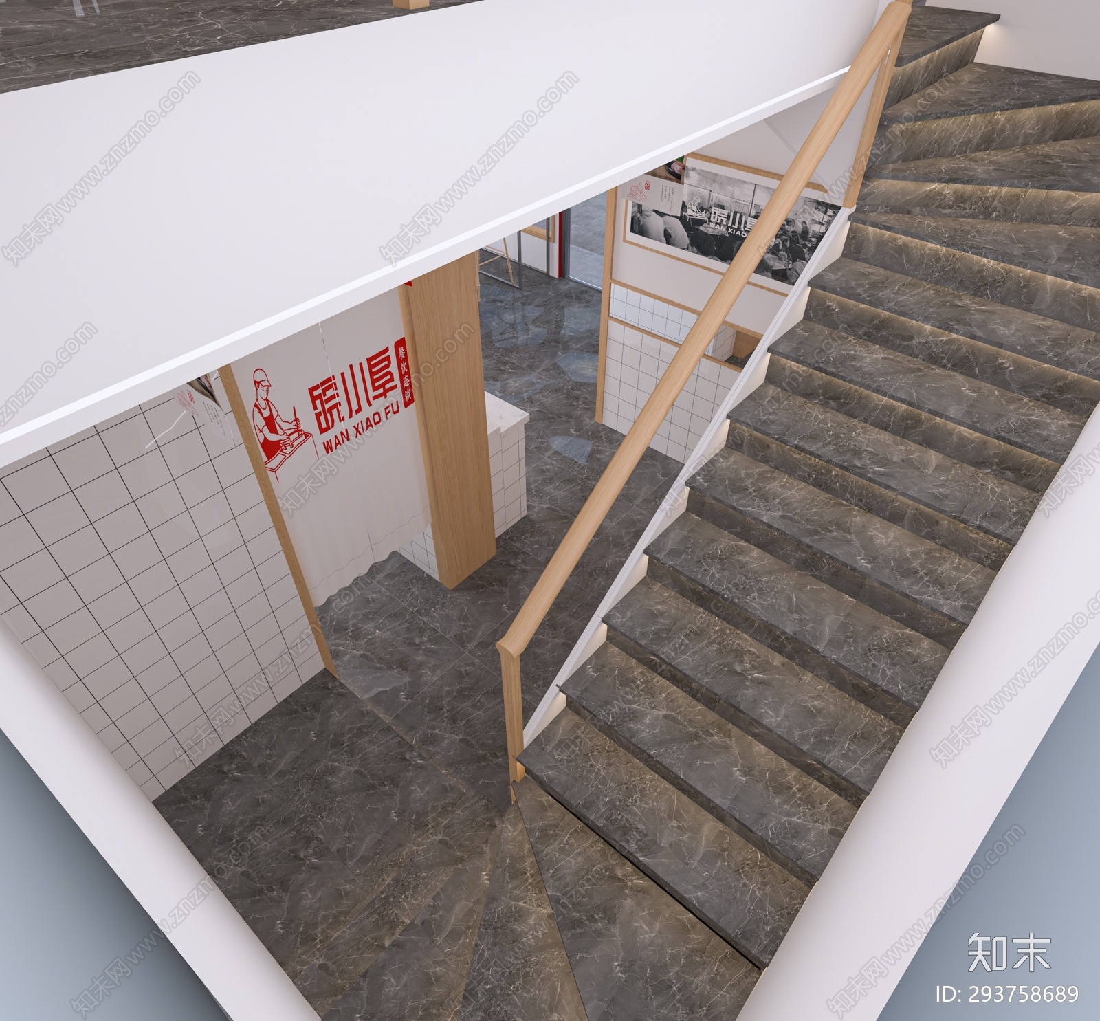 现代快餐厅3D模型下载【ID:293758689】