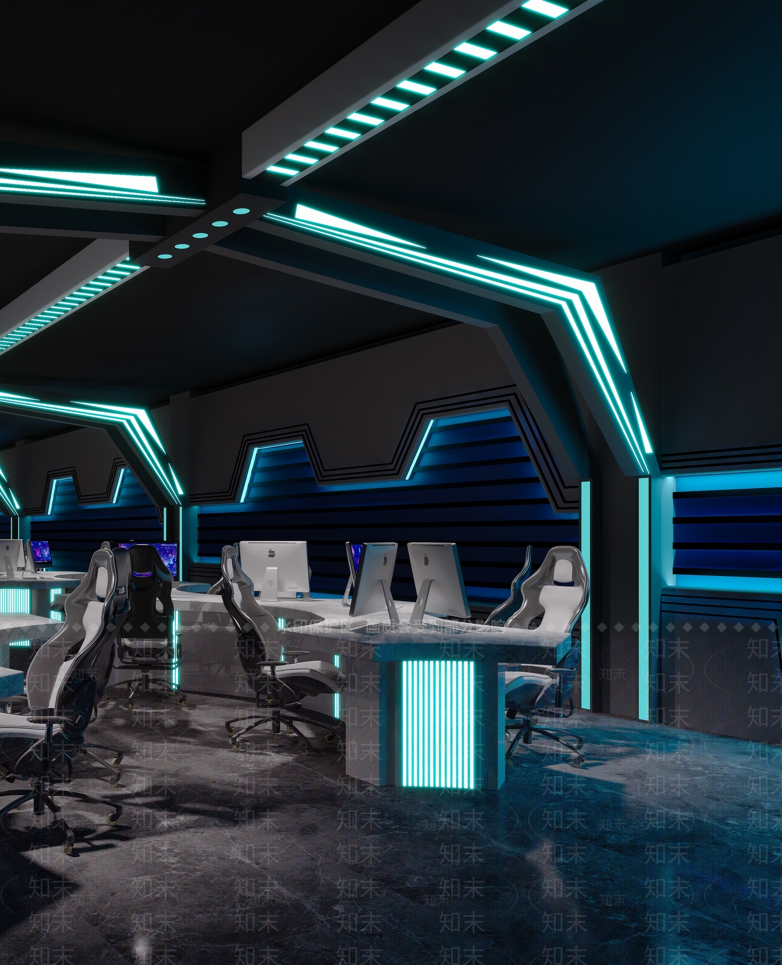 现代网咖3D模型下载【ID:993803230】