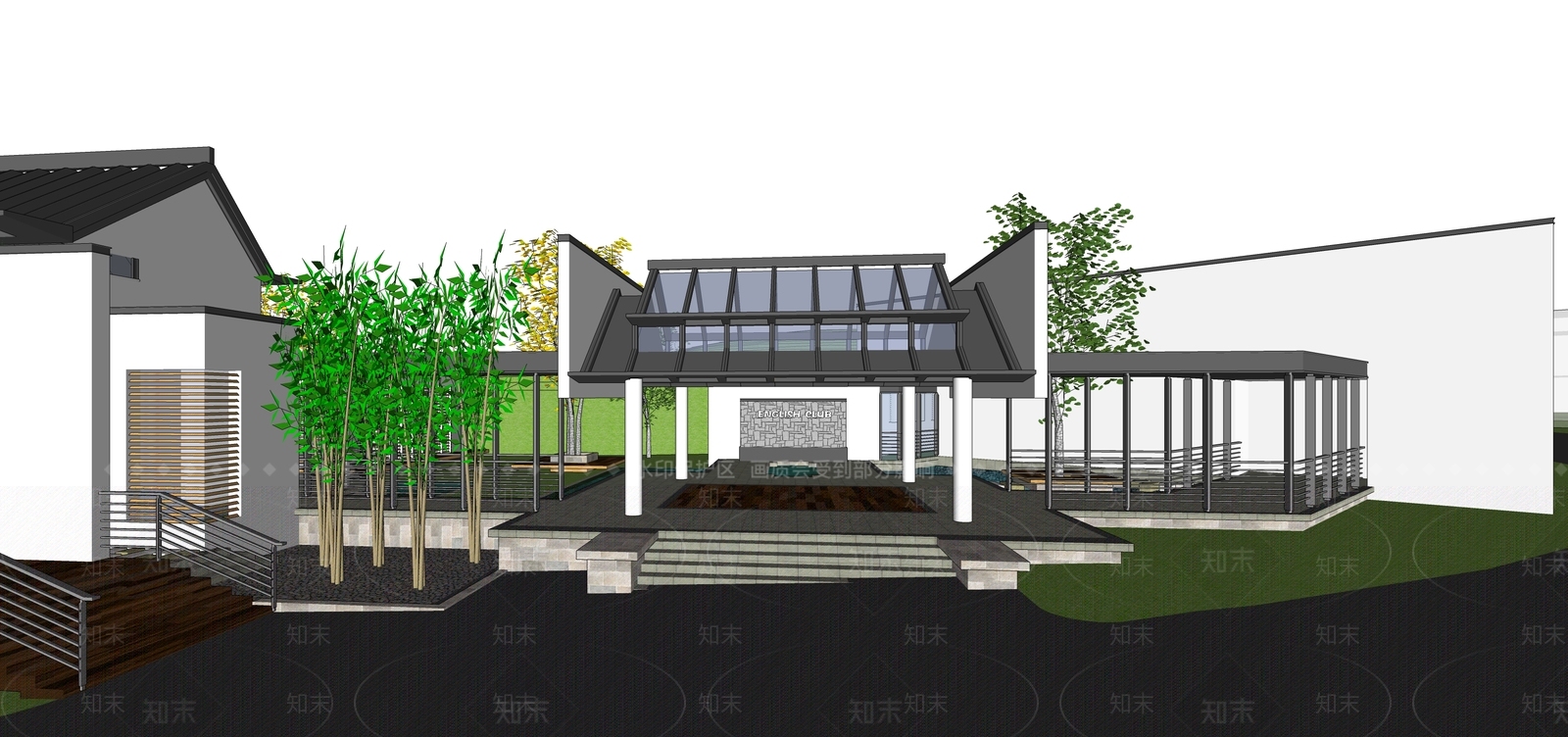 中式俱乐部SU模型下载【ID:293805321】