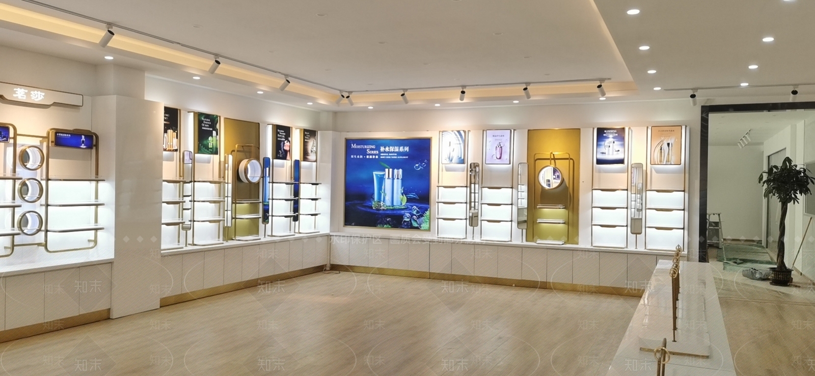 现代化妆品展厅SU模型下载【ID:293814925】