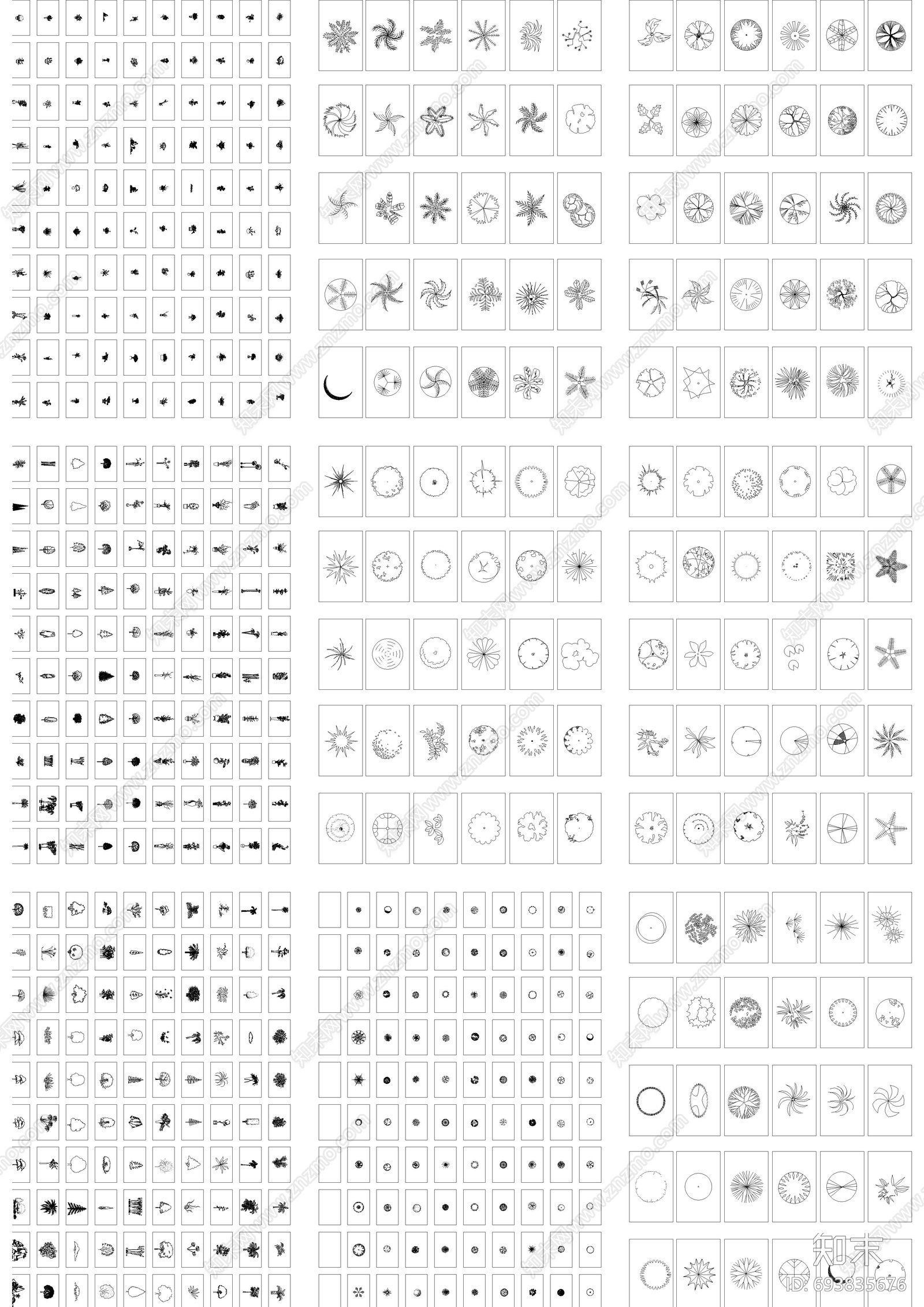 植物类cad施工图下载【ID:693835676】