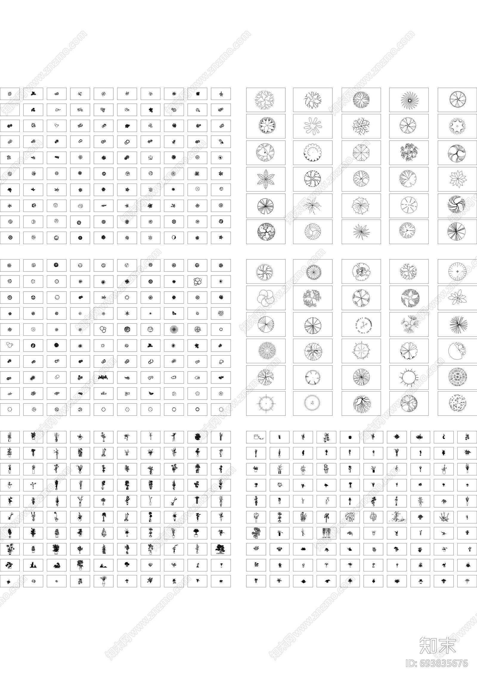 植物类cad施工图下载【ID:693835676】