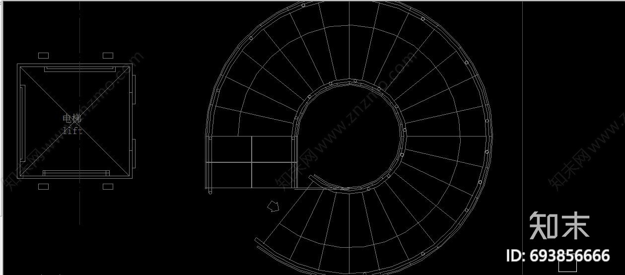 楼梯施工图下载【ID:693856666】
