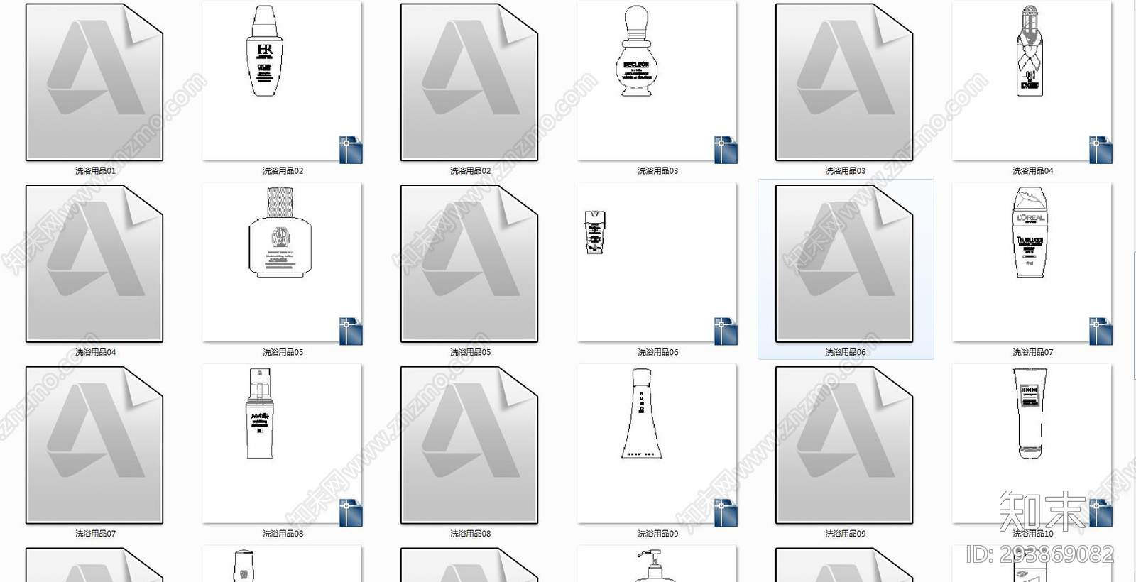 洗涤用品施工图下载【ID:293869082】