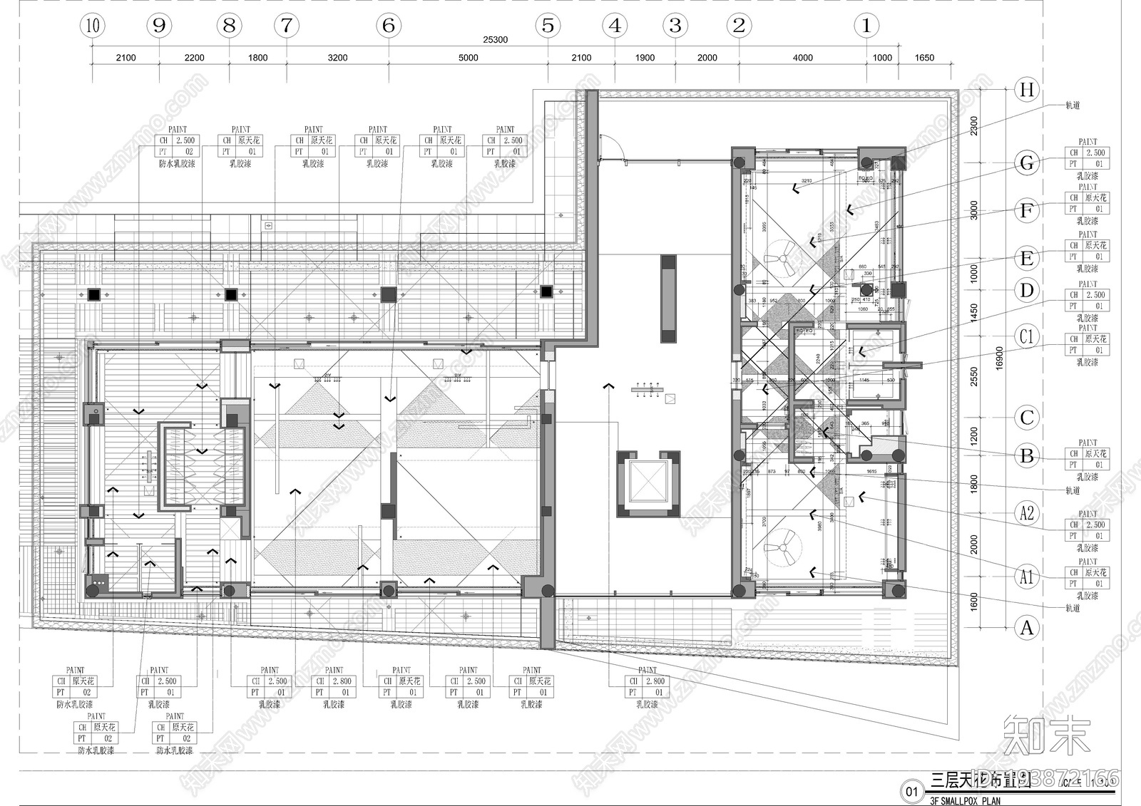 卧室cad施工图下载【ID:193872166】