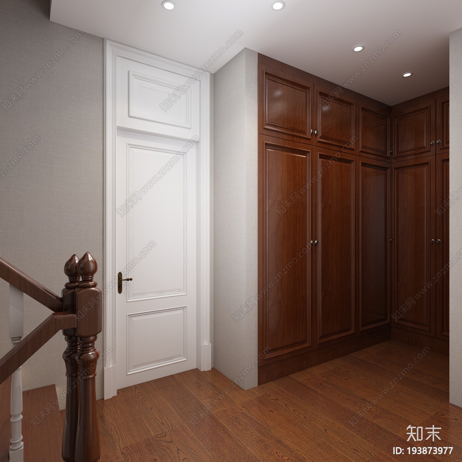 简欧衣帽间3D模型下载【ID:193873977】