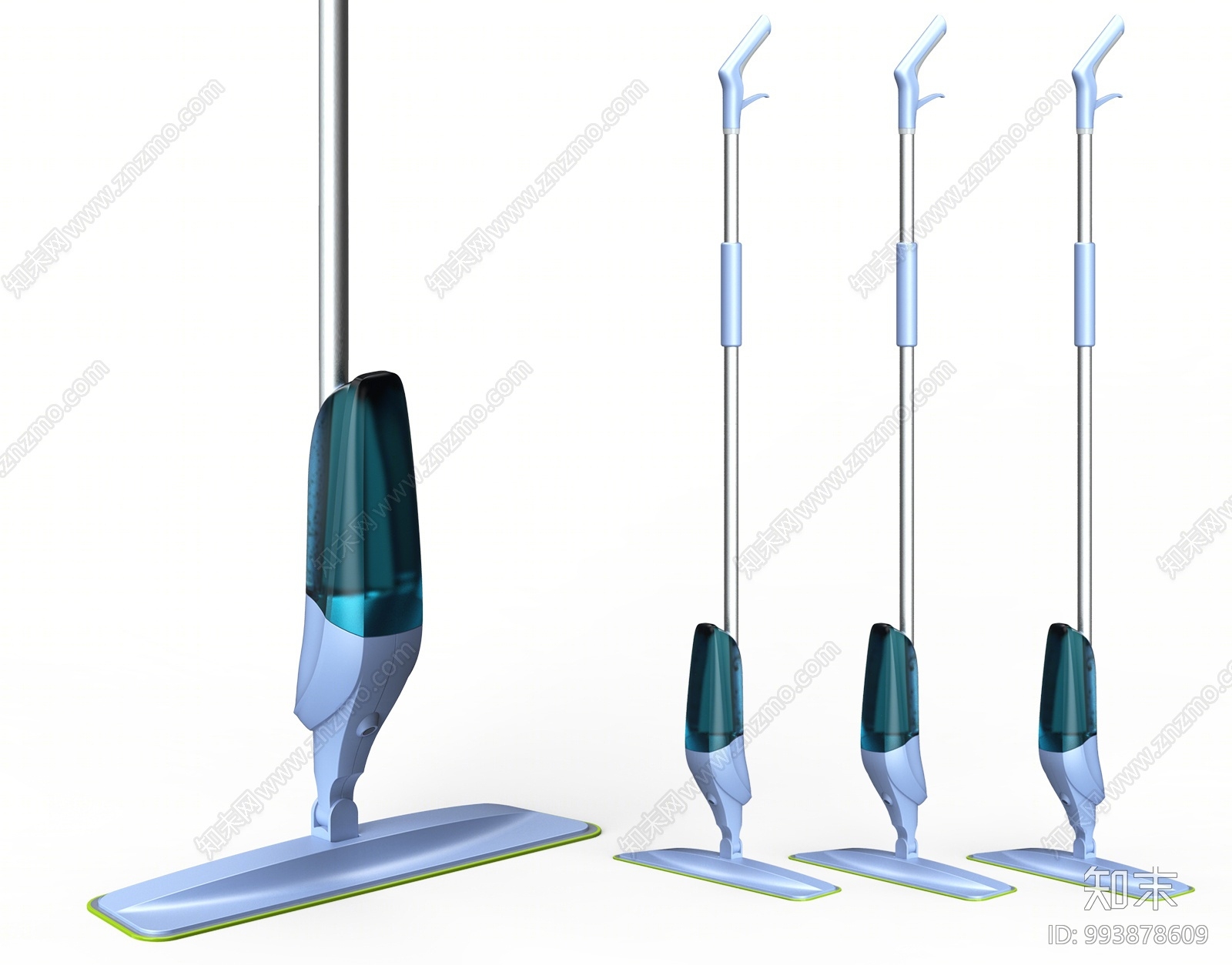 现代办公用品3D模型下载【ID:993878609】