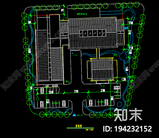 中式游客中心施工图下载【ID:194232152】