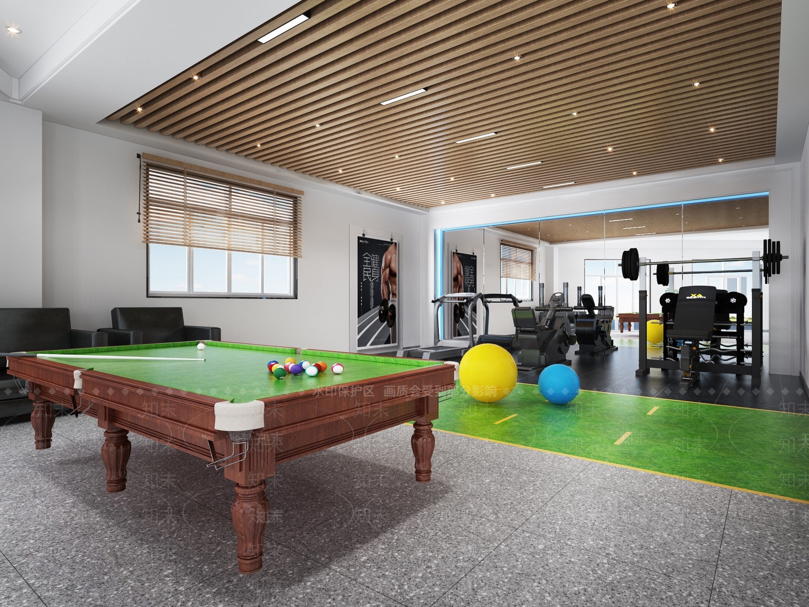 现代活动中心3D模型下载【ID:593885018】