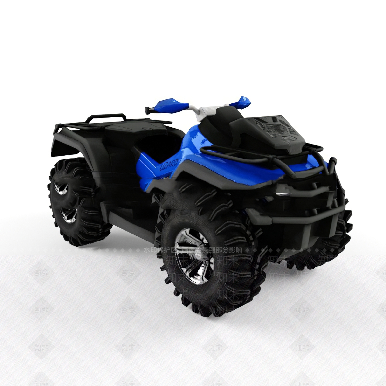 工业风沙滩摩托机车3D模型下载【ID:993980086】