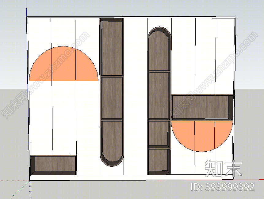 现代展柜SU模型下载【ID:393999392】