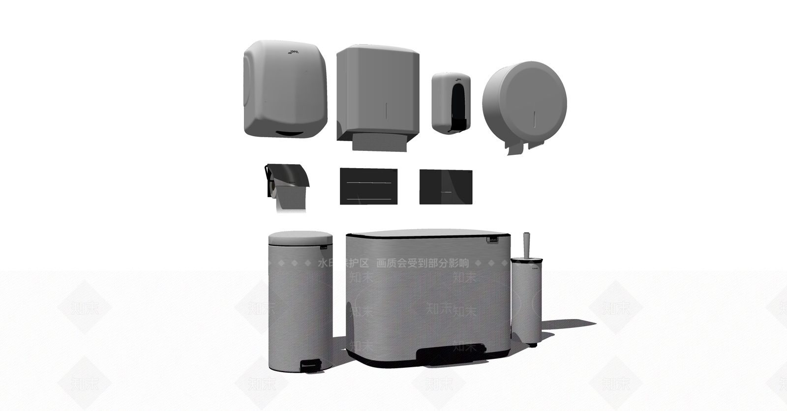 现代洁具SU模型下载【ID:694027916】