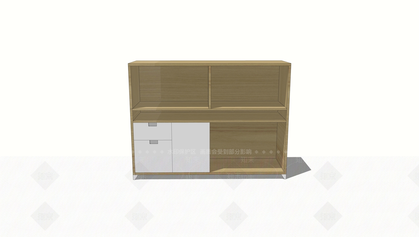 现代文件柜SU模型下载【ID:294027607】