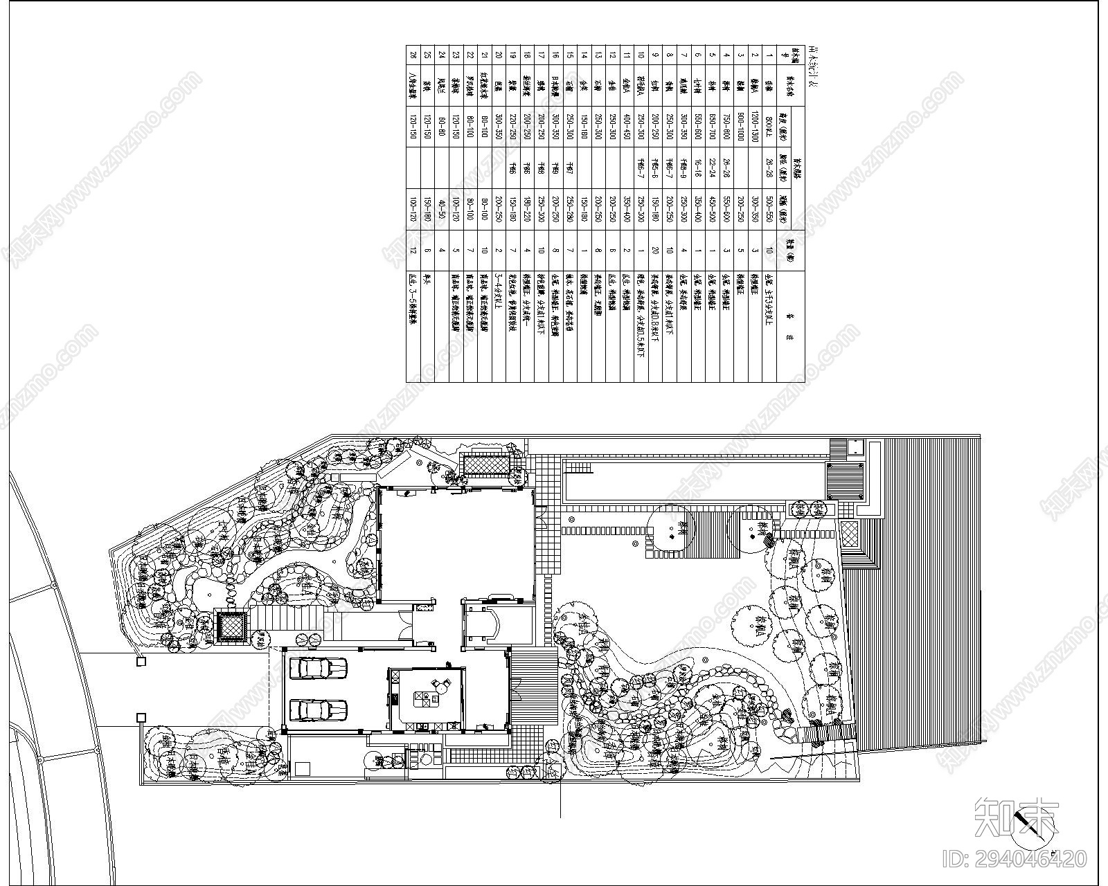 简欧泳池cad施工图下载【ID:294046420】