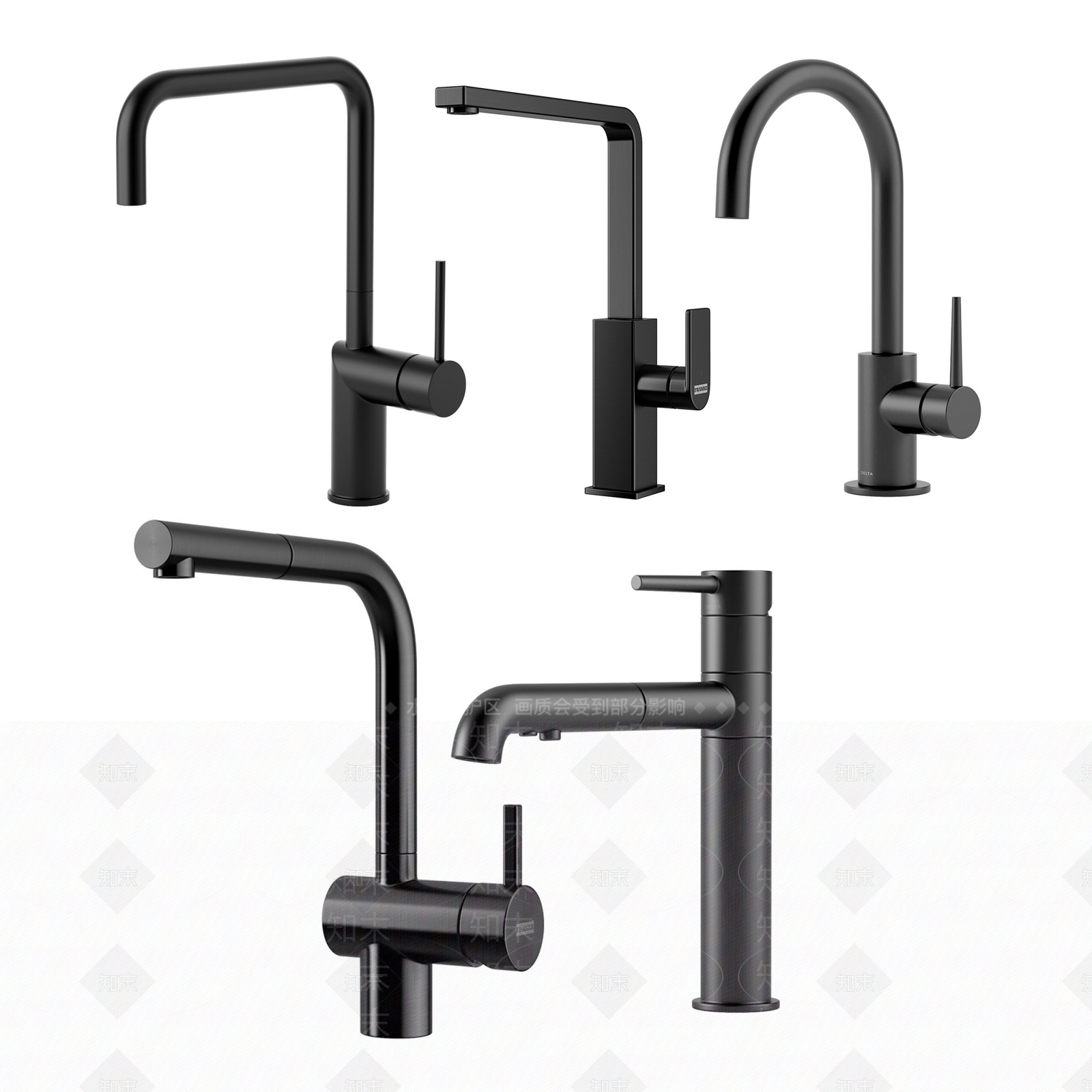 现代厨房龙头3D模型下载【ID:794078248】