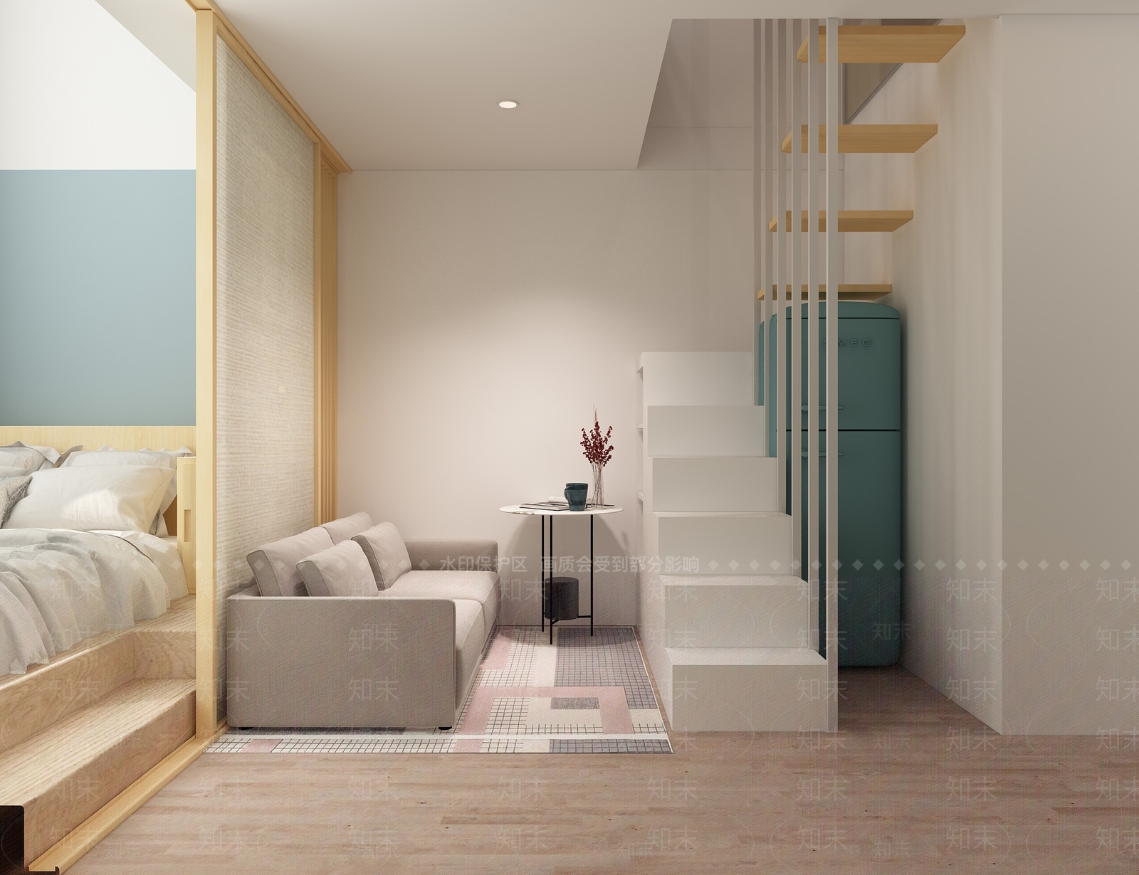 现代单身公寓3D模型下载【ID:994084789】