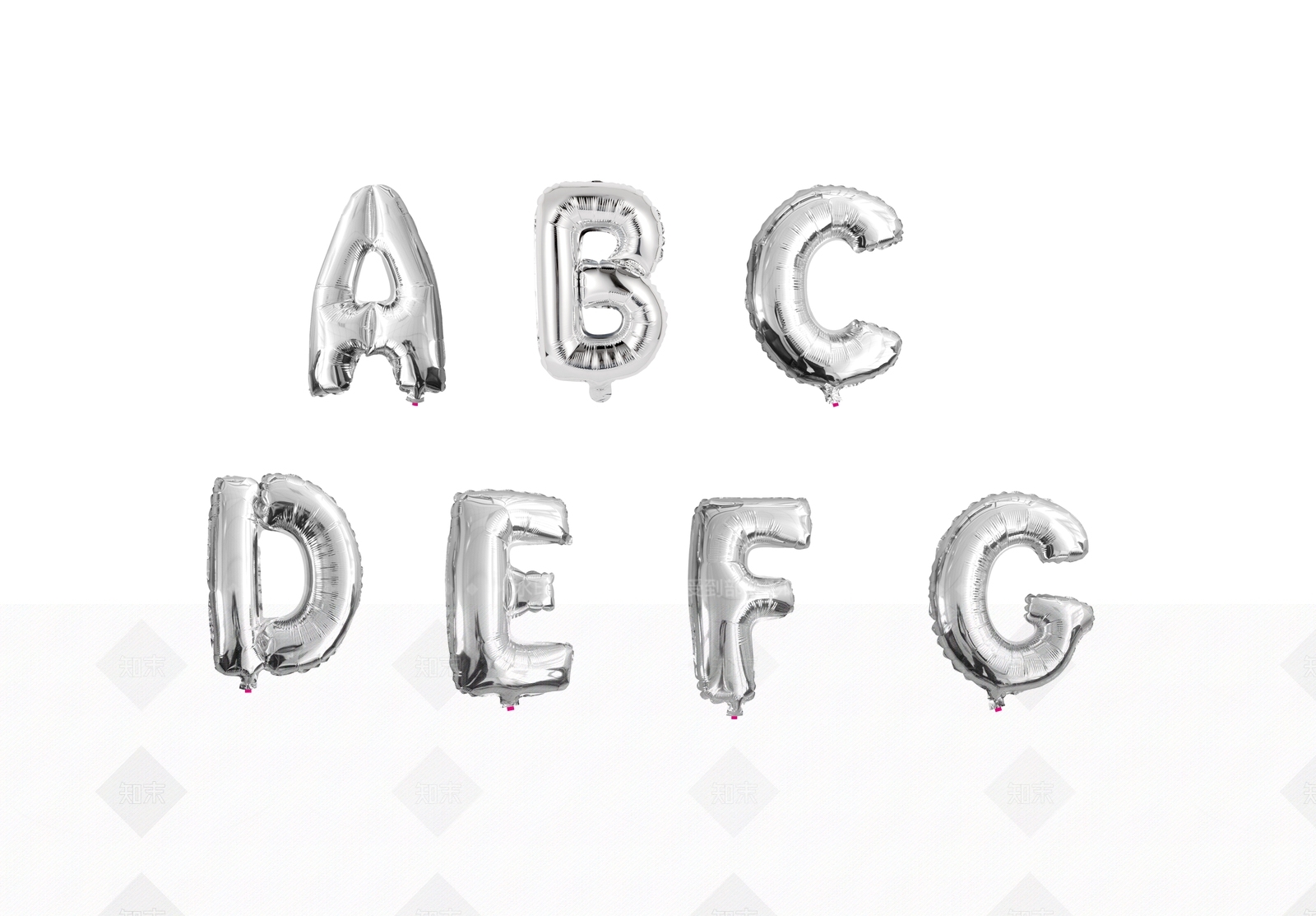现代字母气球3D模型下载【ID:994087195】