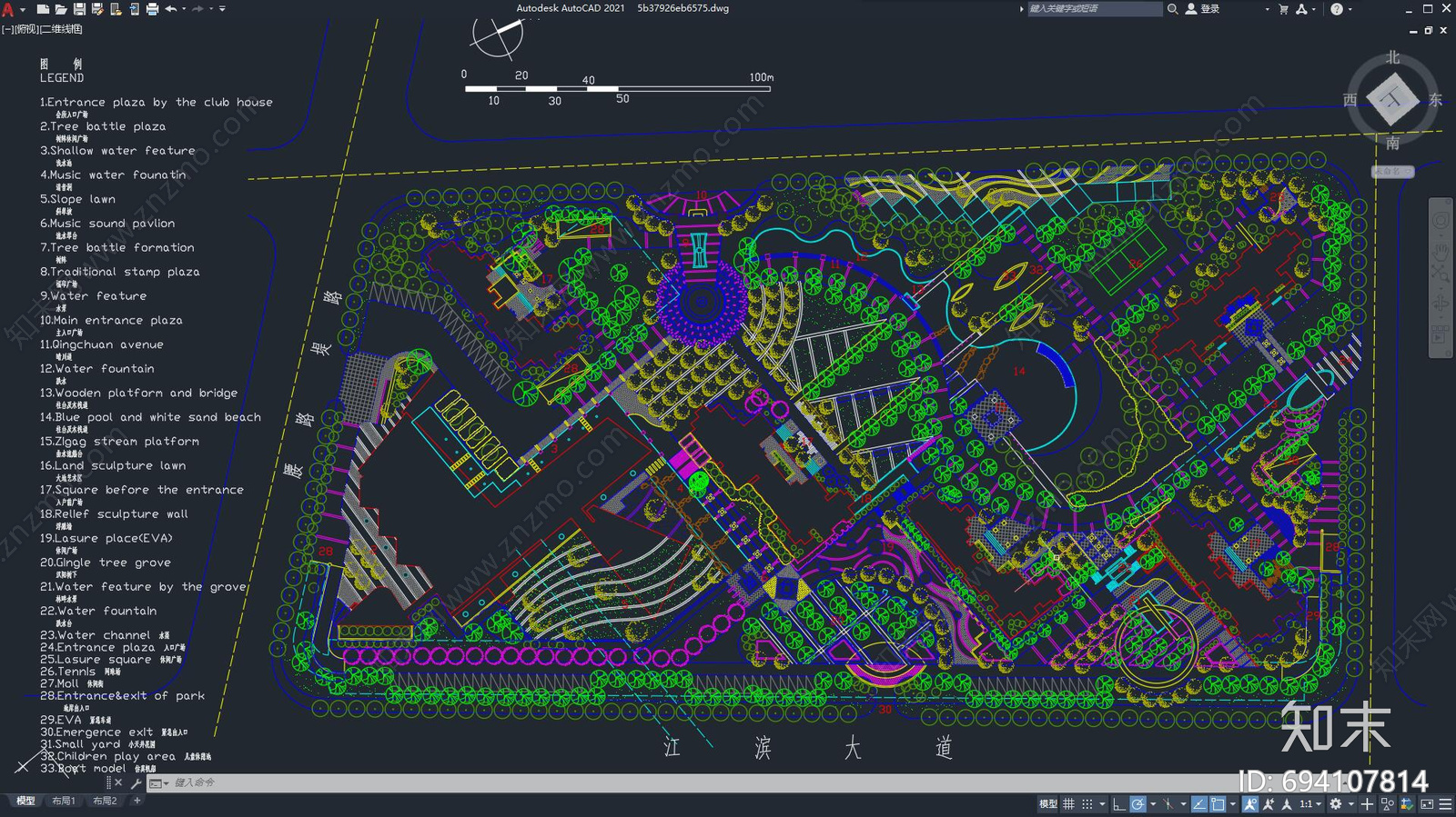 小区户型规划方案施工图下载【ID:694107814】