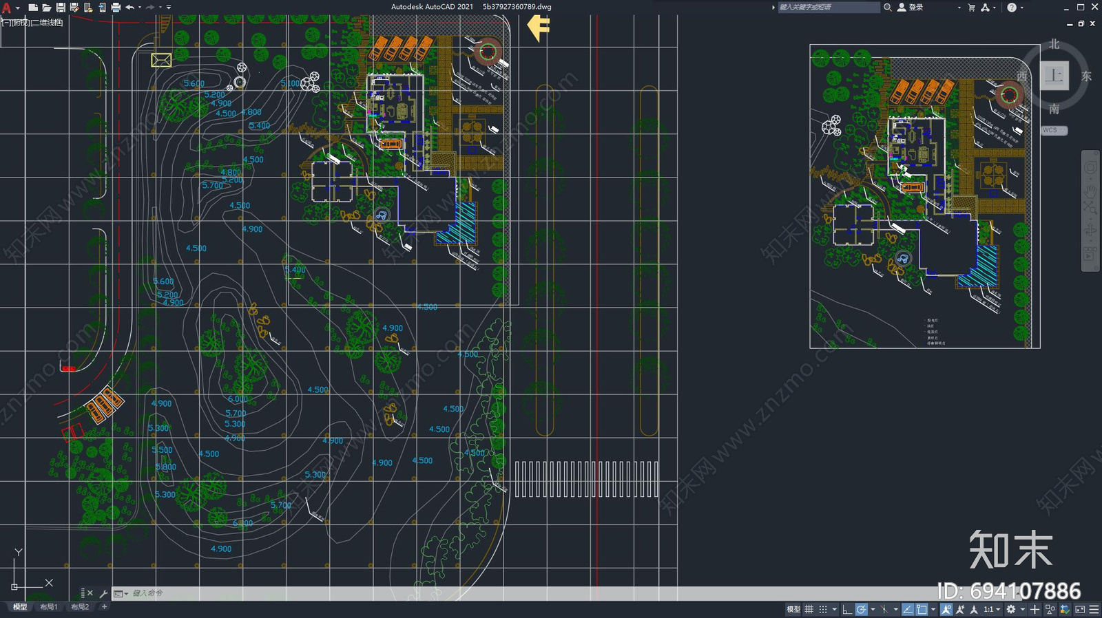 社区建筑施工图下载【ID:694107886】