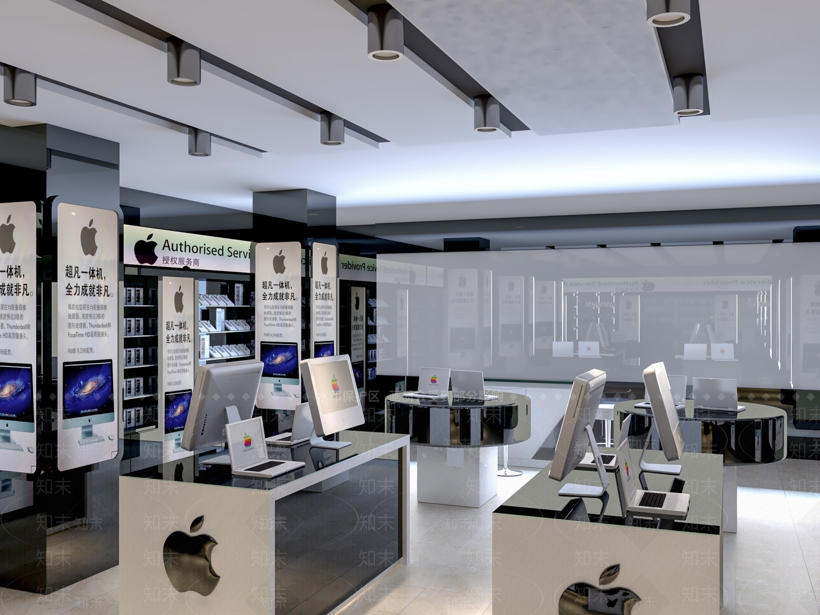 现代数码店3D模型下载【ID:694153082】