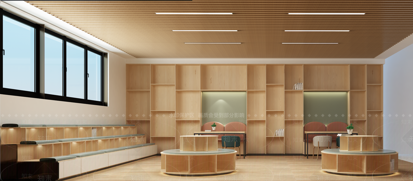 北欧书店3D模型下载【ID:894154281】