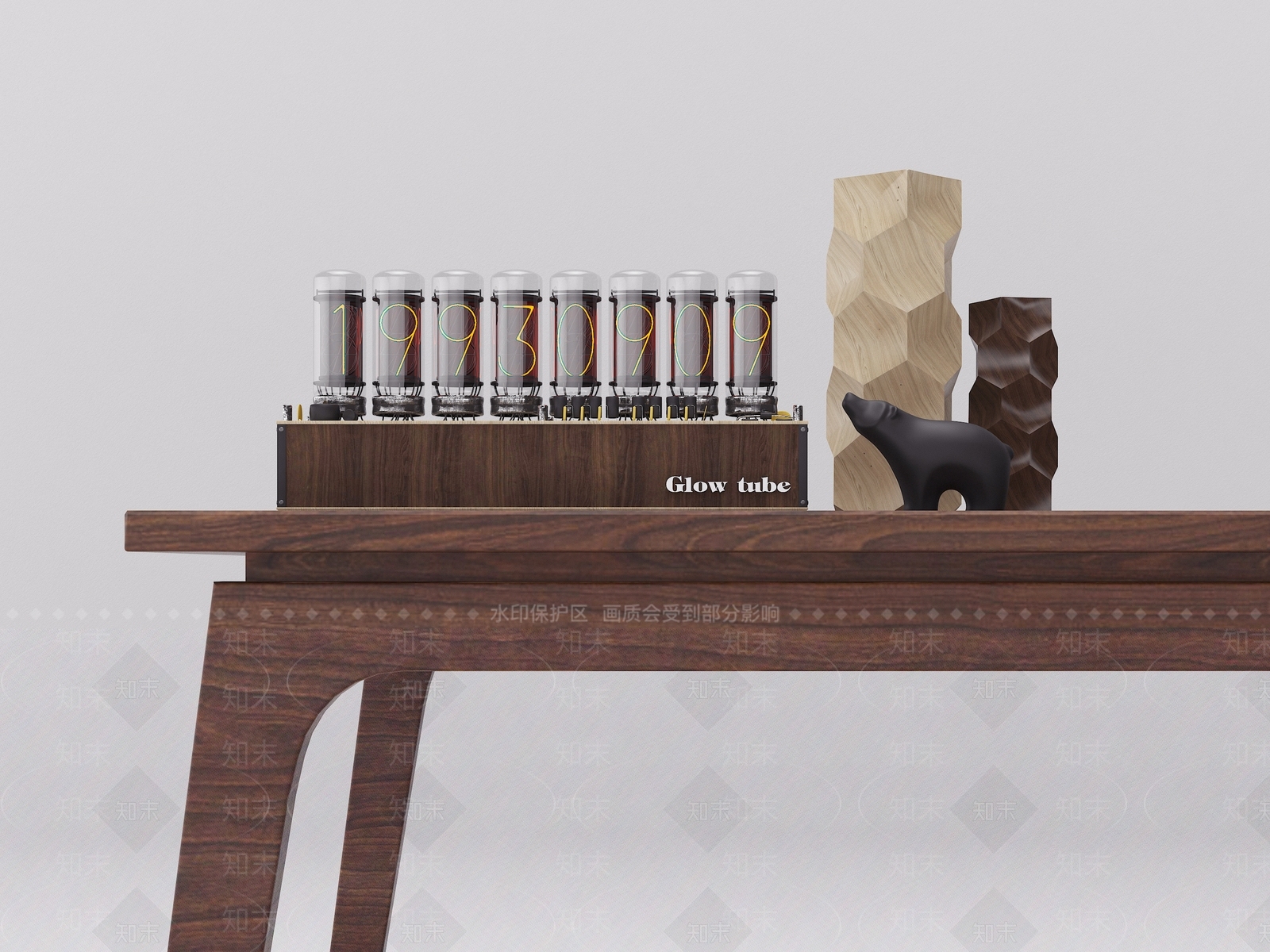 工业风钟表3D模型下载【ID:894243246】