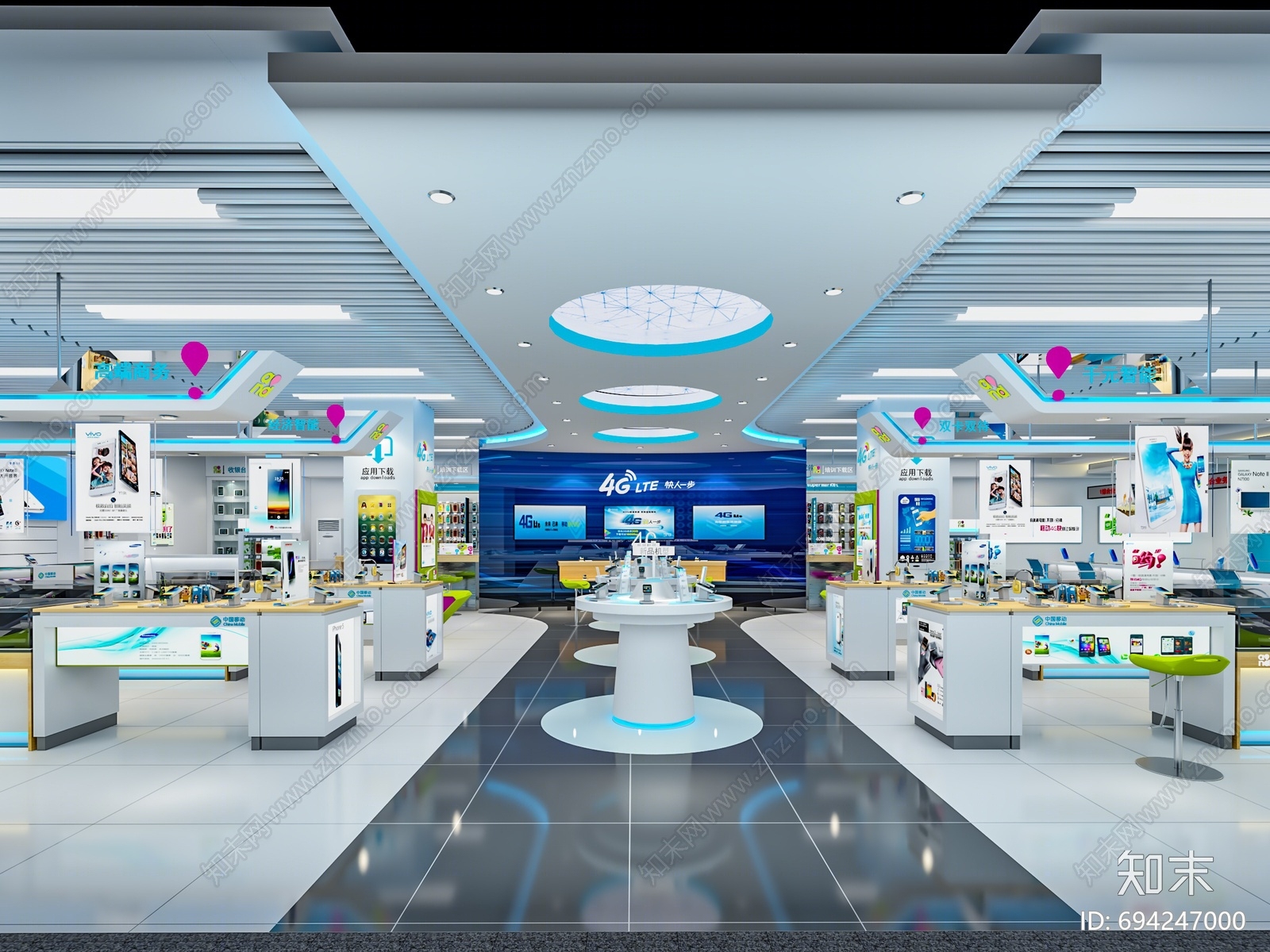 现代数码店3D模型下载【ID:694247000】