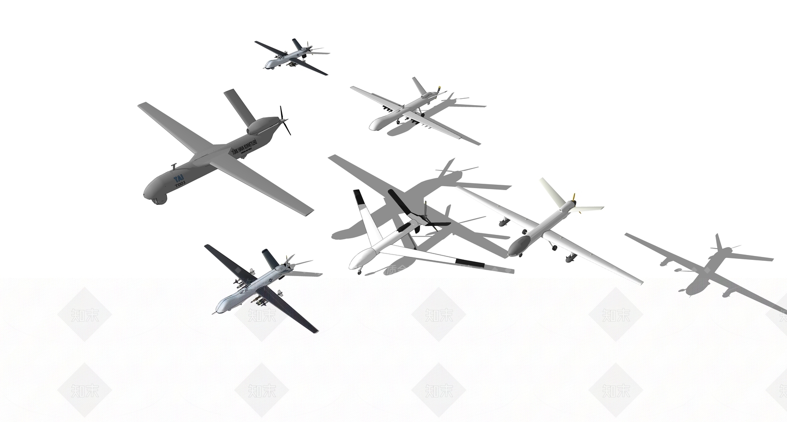 现代航空SU模型下载【ID:894247552】