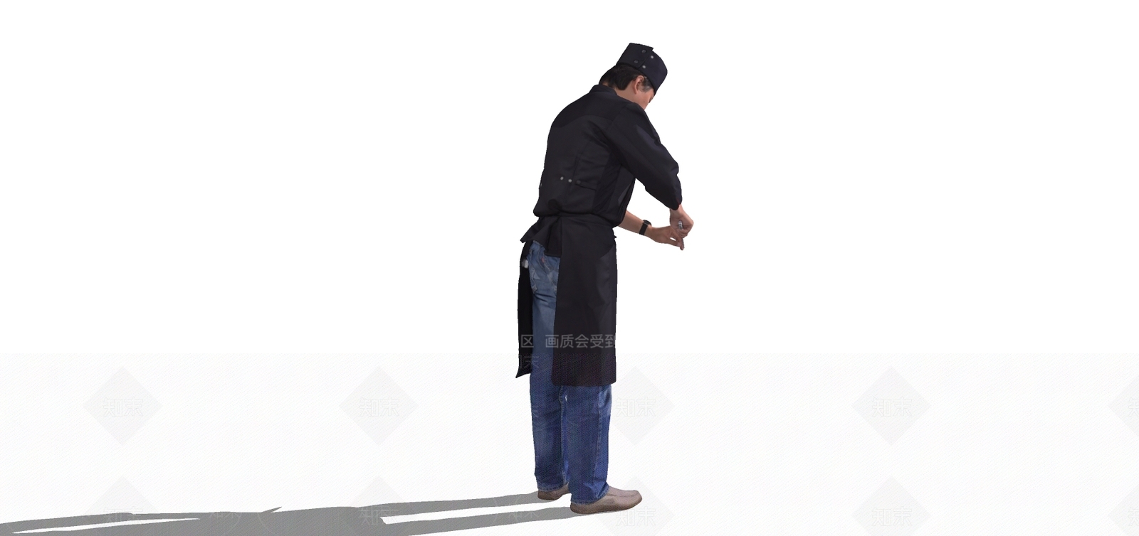 现代男人SU模型下载【ID:194253678】