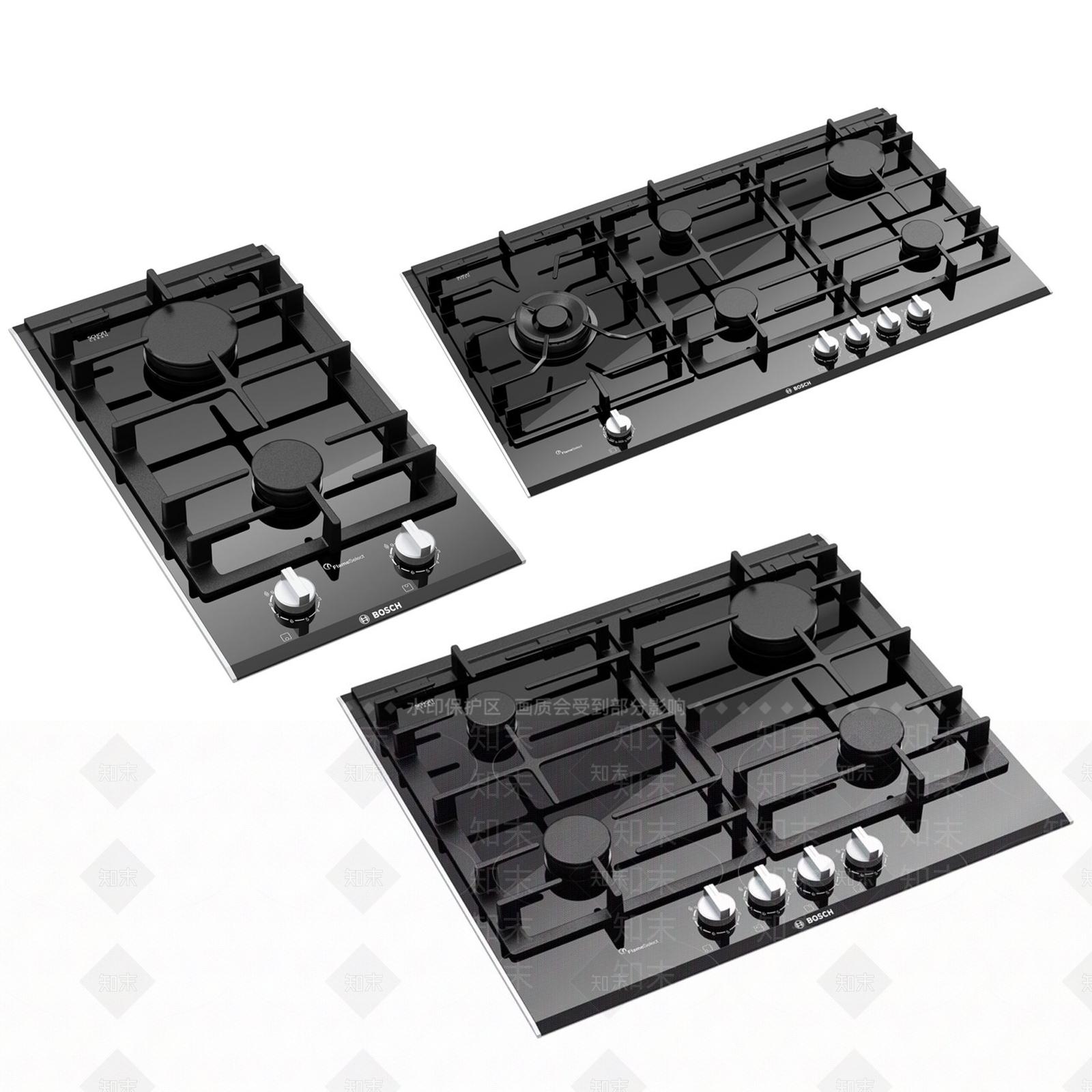 现代炊具3D模型下载【ID:194283335】