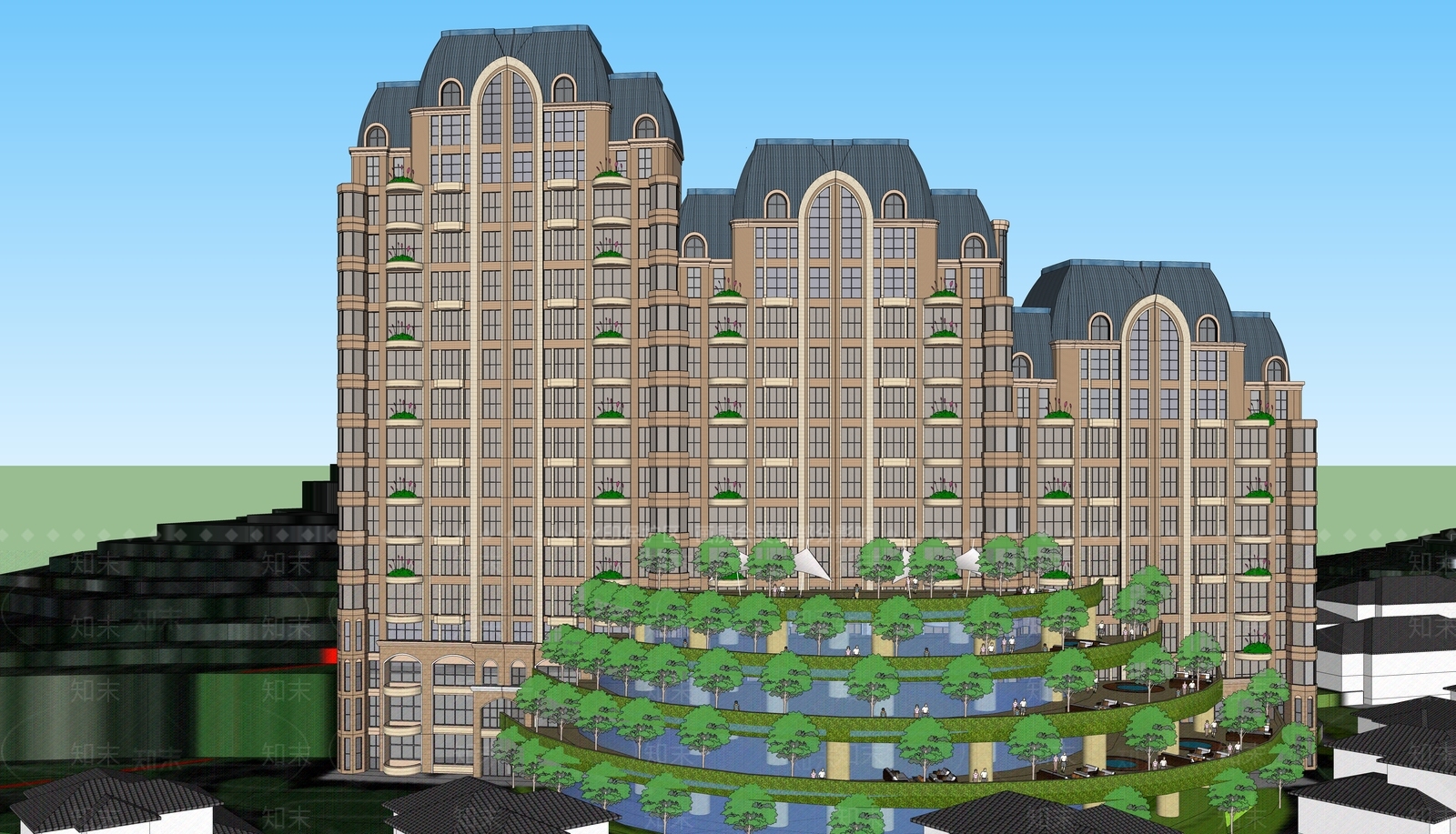 现代简模规划SU模型下载【ID:394300210】