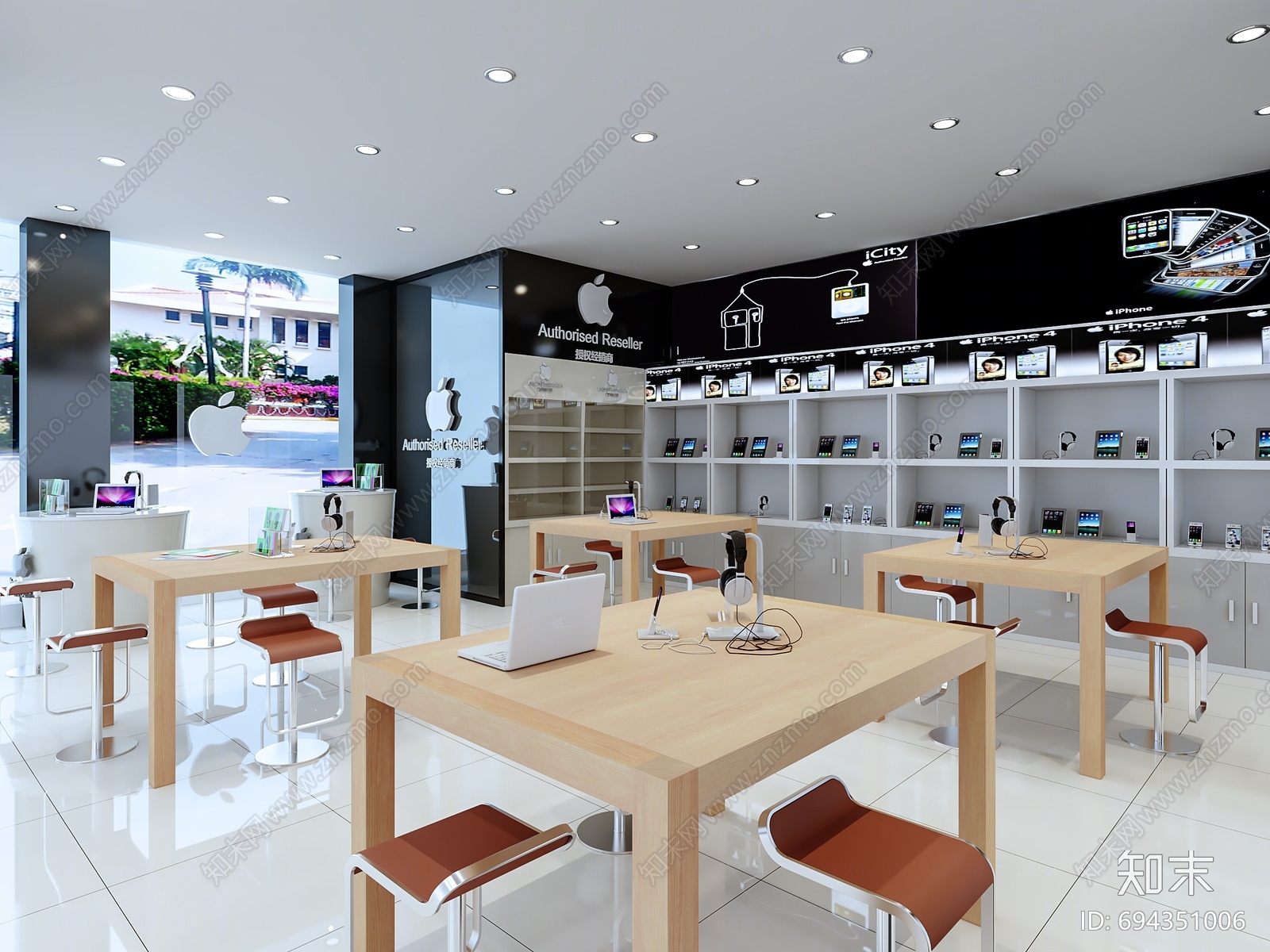 现代数码店3D模型下载【ID:694351006】