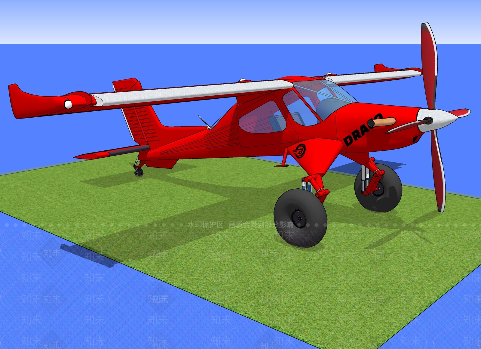 现代航空SU模型下载【ID:894404573】