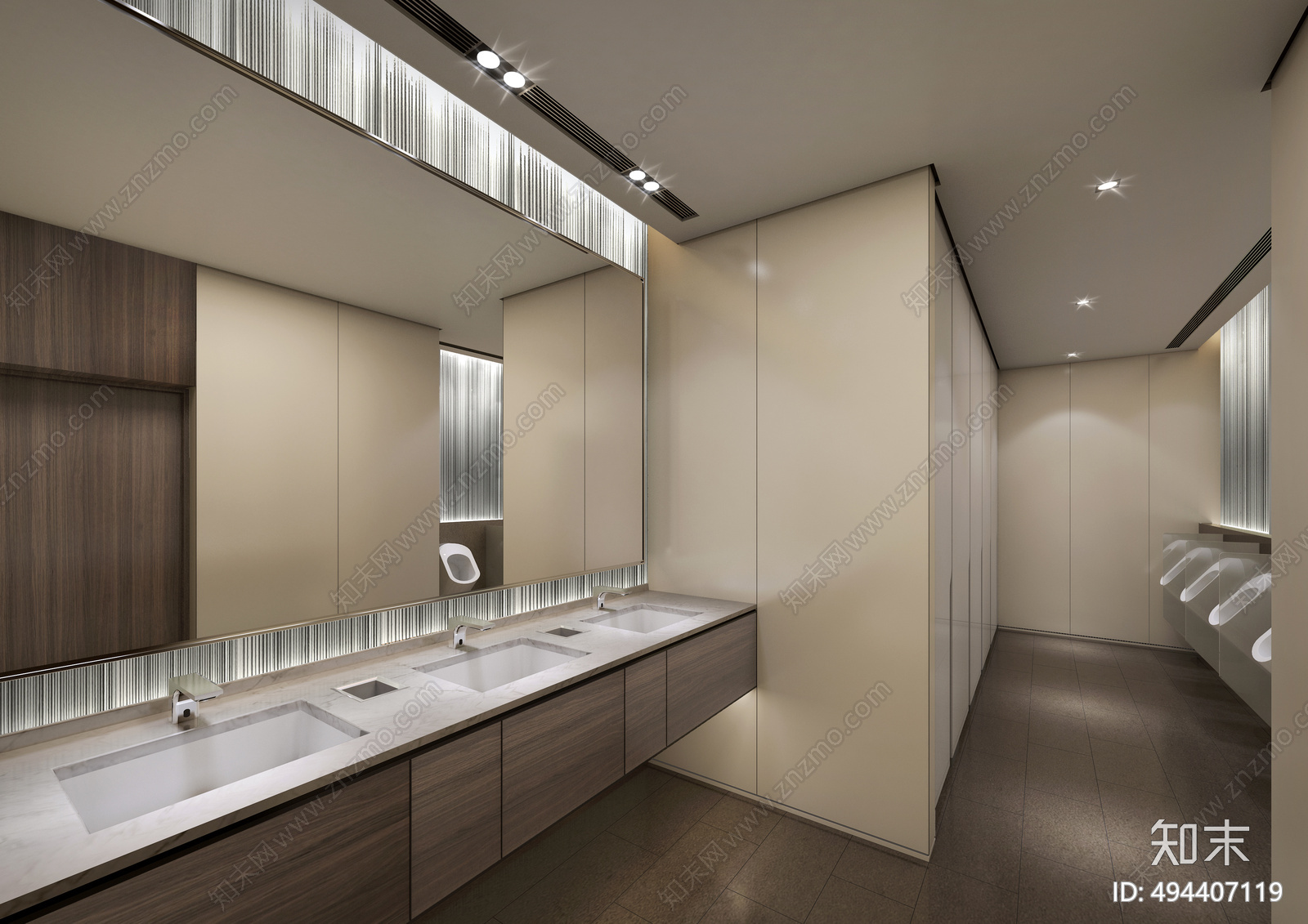 办公样板cad施工图下载【ID:494407119】