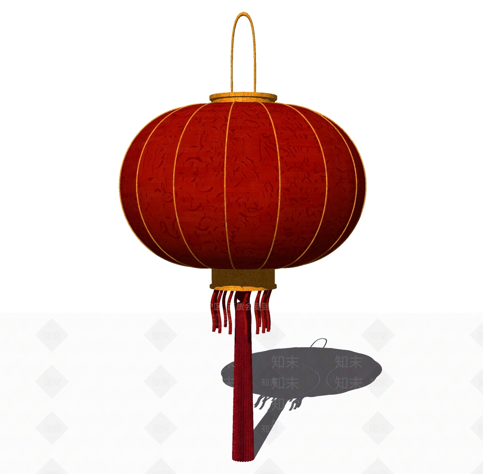 中式灯笼SU模型下载【ID:794421944】