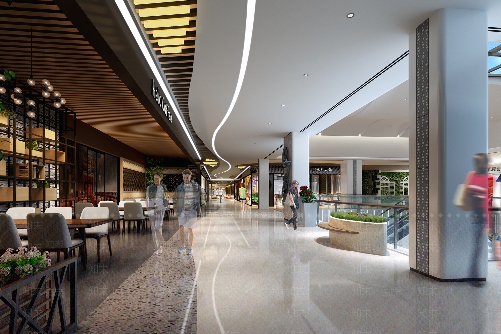 现代商场3D模型下载【ID:294417933】