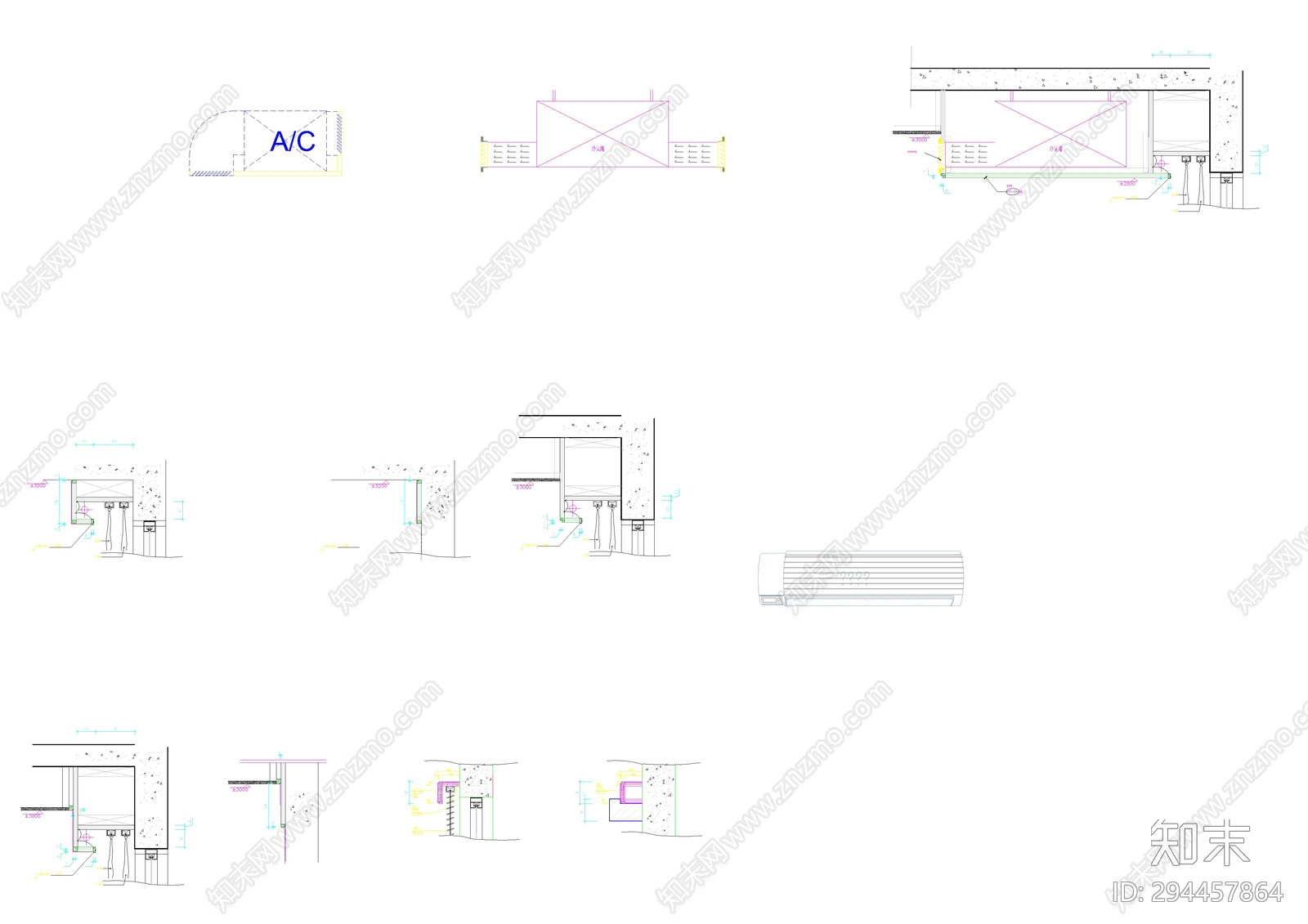 天花施工图下载【ID:294457864】