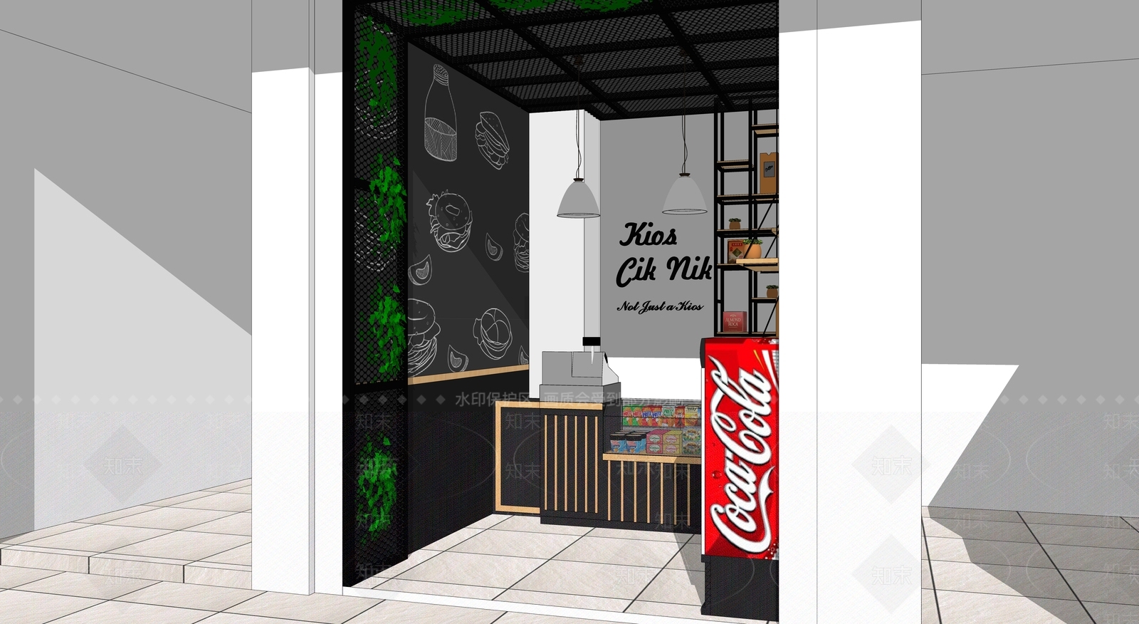 现代便利店SU模型下载【ID:394458241】
