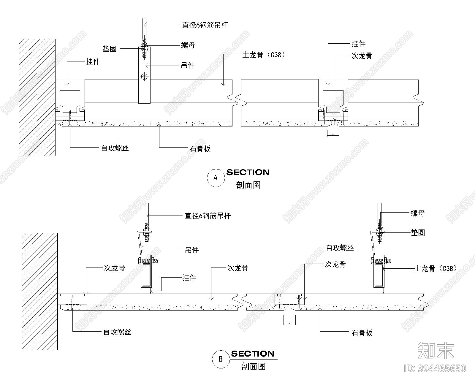 五金件cad施工图下载【ID:394465650】